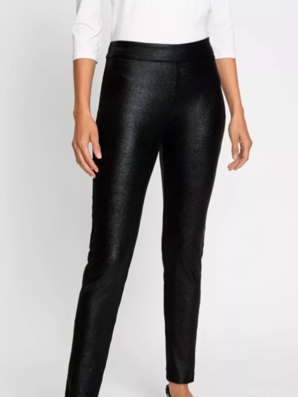 BNWT Olsen Women's Pia Fit Slim Leg Shimmer Pant Size 12 M-L